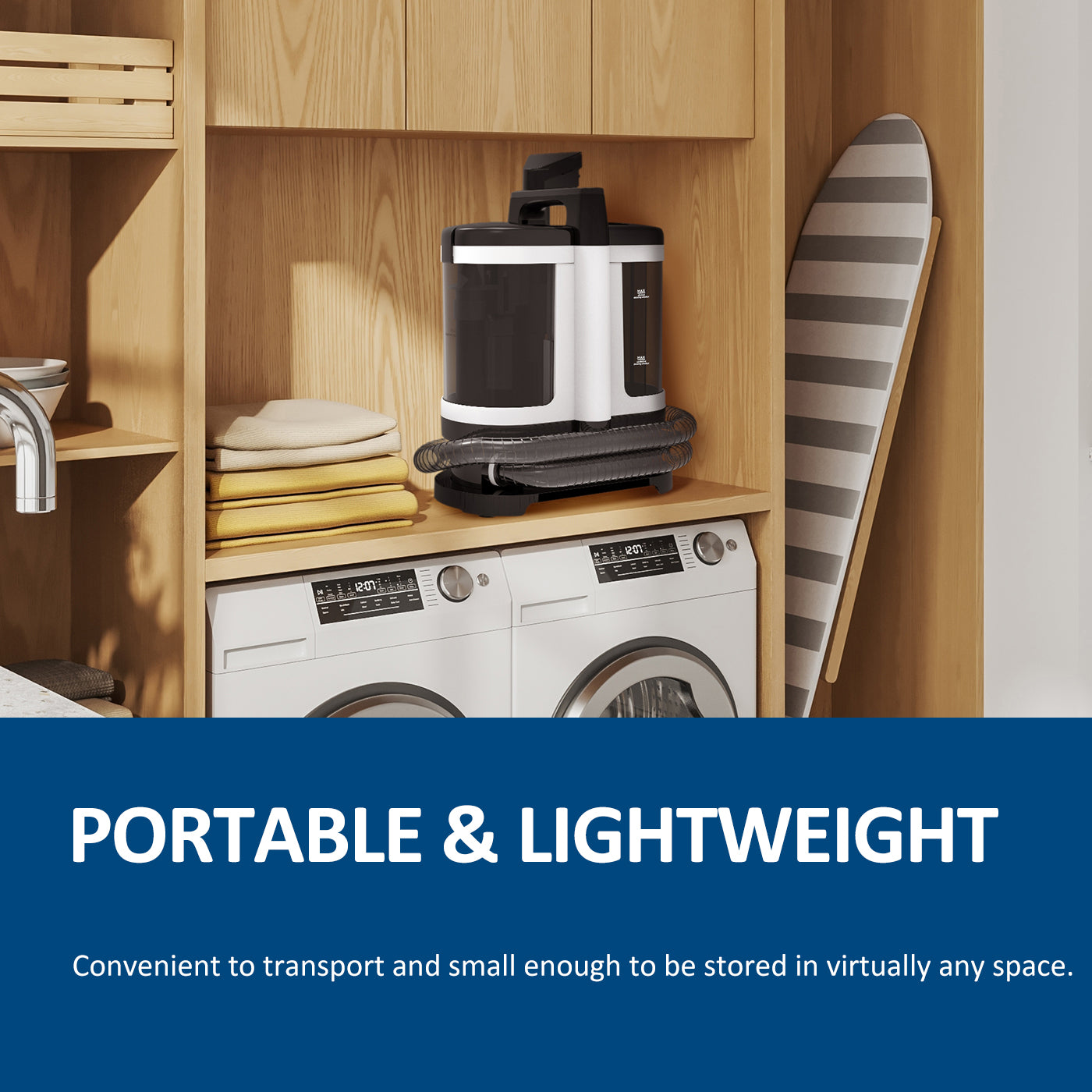 Intercleaner Upholstery Spot Cleaner, Superior Suction & Portable Carpet Cleaner, V22C